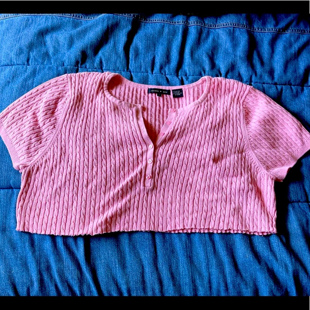 Pink Crop Top